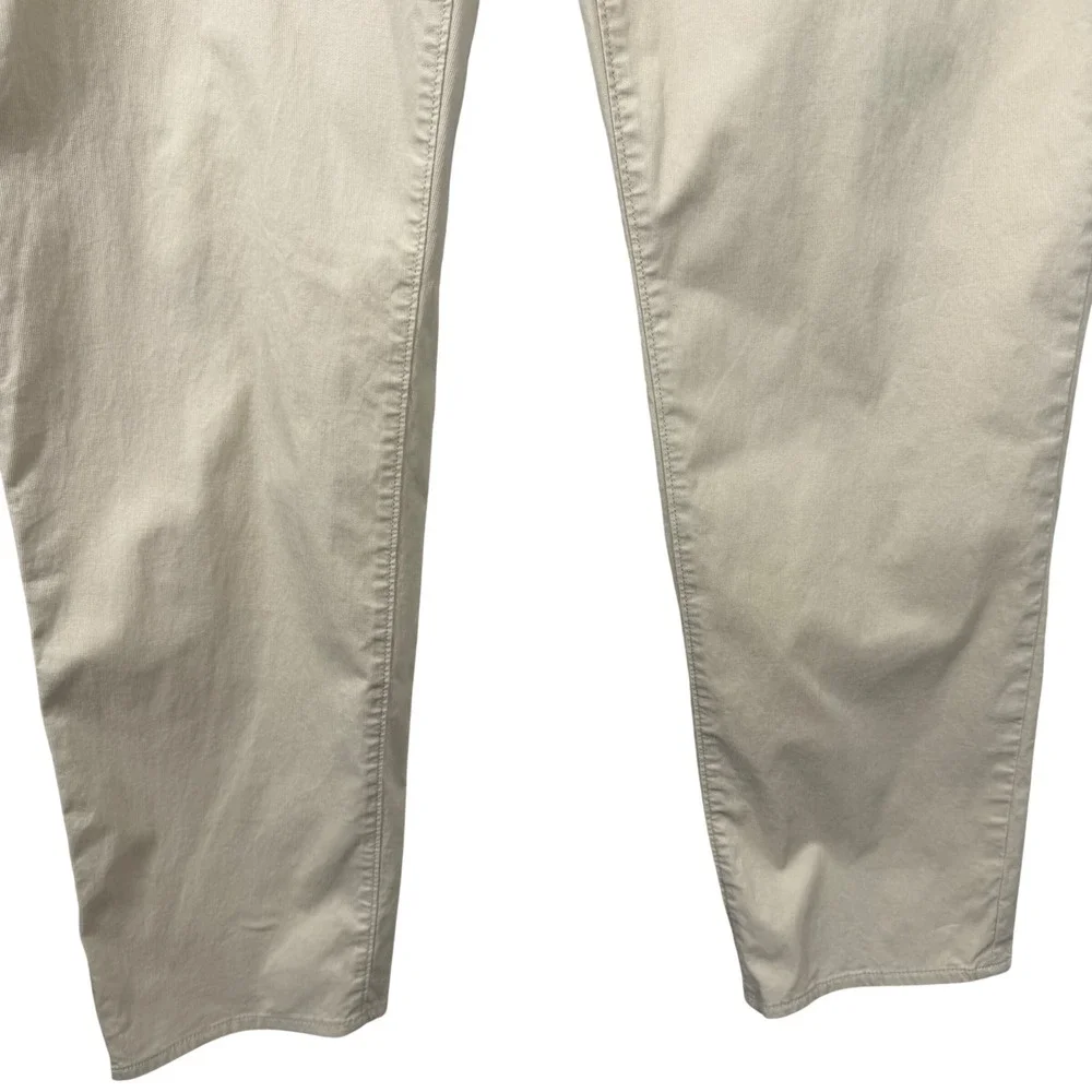 Bonobos Athletic Mens Khaki Tan Chino Pants Straight Leg‎ Cotton Stretch 34x34